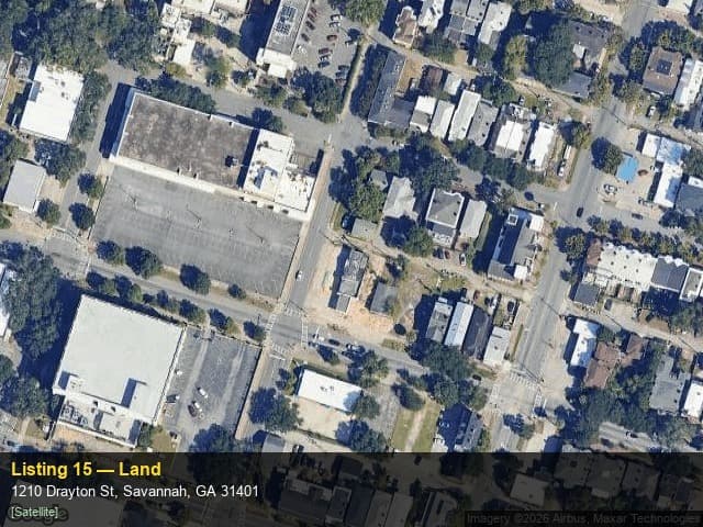 1210 Drayton St, Savannah, GA 31401 — Land property for sale