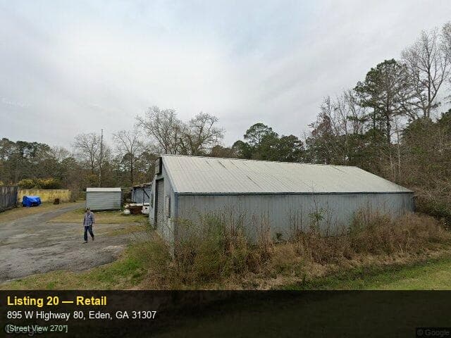 895 W Highway 80, Eden, GA 31307 — Retail property for sale