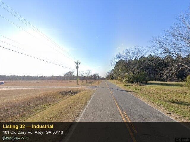 101 Old Dairy Rd, Ailey, GA — Industrial property for sale
